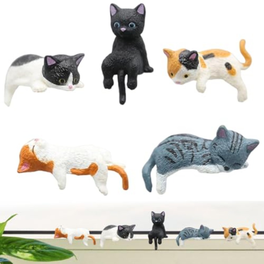Bonsai Garden Japan - Statuette di Gatti in Miniatura, Decorazioni