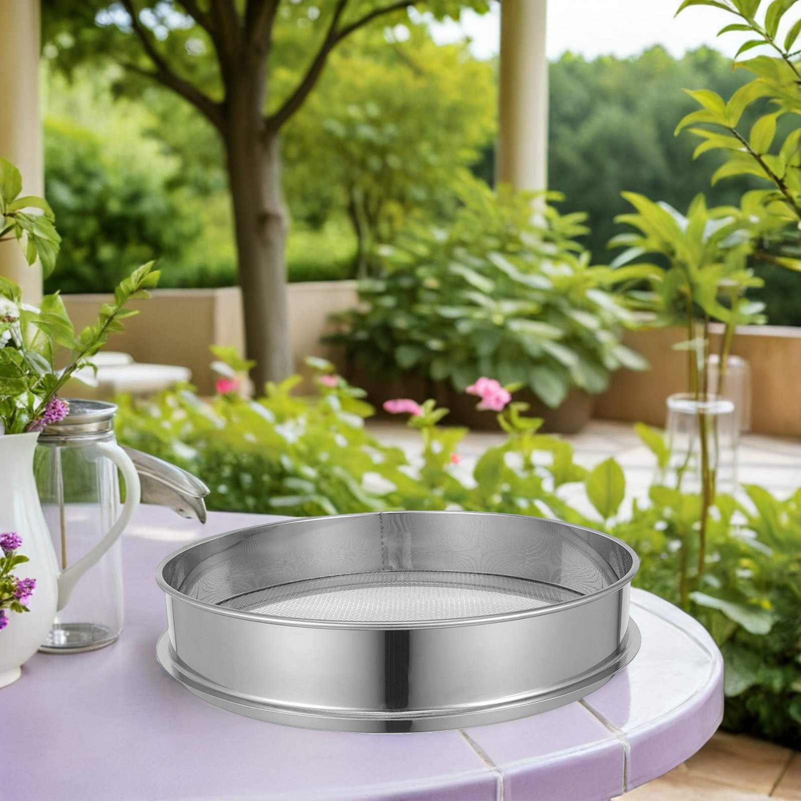 Bonsai Gardening - Setaccio da Giardino in Acciaio Inox