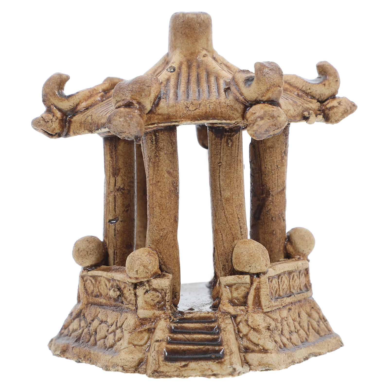 Bonsai Gardening - Mini Pagoda in Ceramica Esagonale, Decorazione