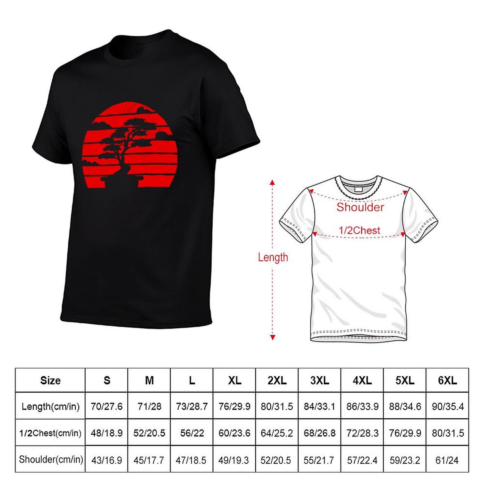 T-shirt da uomo con stampa Bon - Bonsai Garden Japan recensione e prezzo