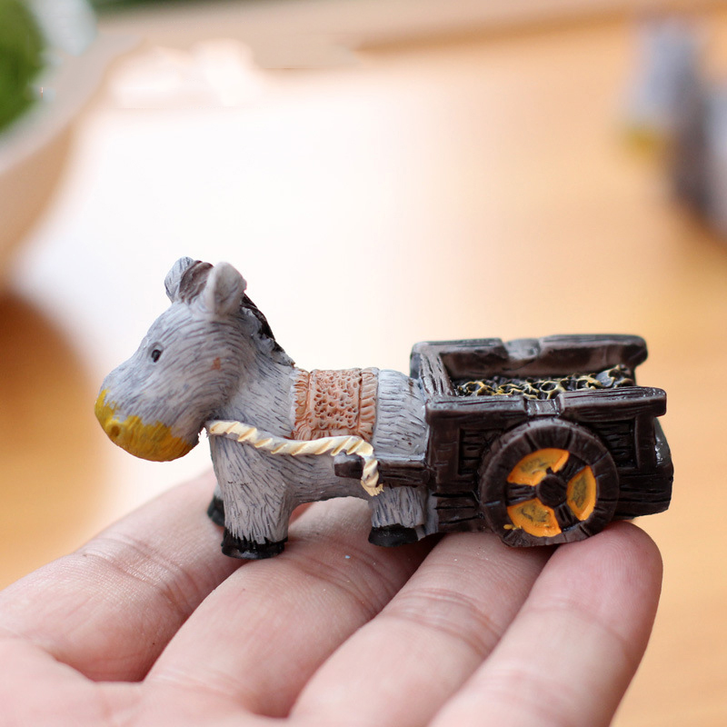 Figurine di animali Mini asino - Bonsai Garden Japan recensione e prezzo