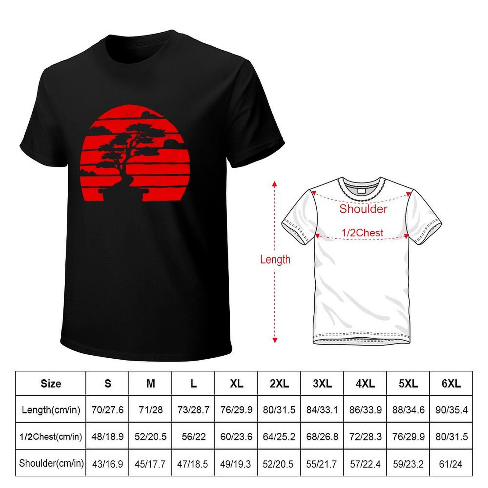 T-shirt con stampa Bonsai Tree - Bonsai Garden Japan recensione e prezzo